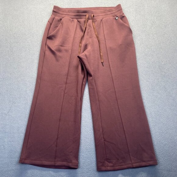 LIVI By Lane Bryant Ribbed Seamed Pockets Sweatpants Pants Size 18/20 Wide Leg - Picture 12 of 12